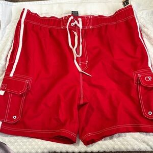 OP Men's Vibrant Red Board Shorts